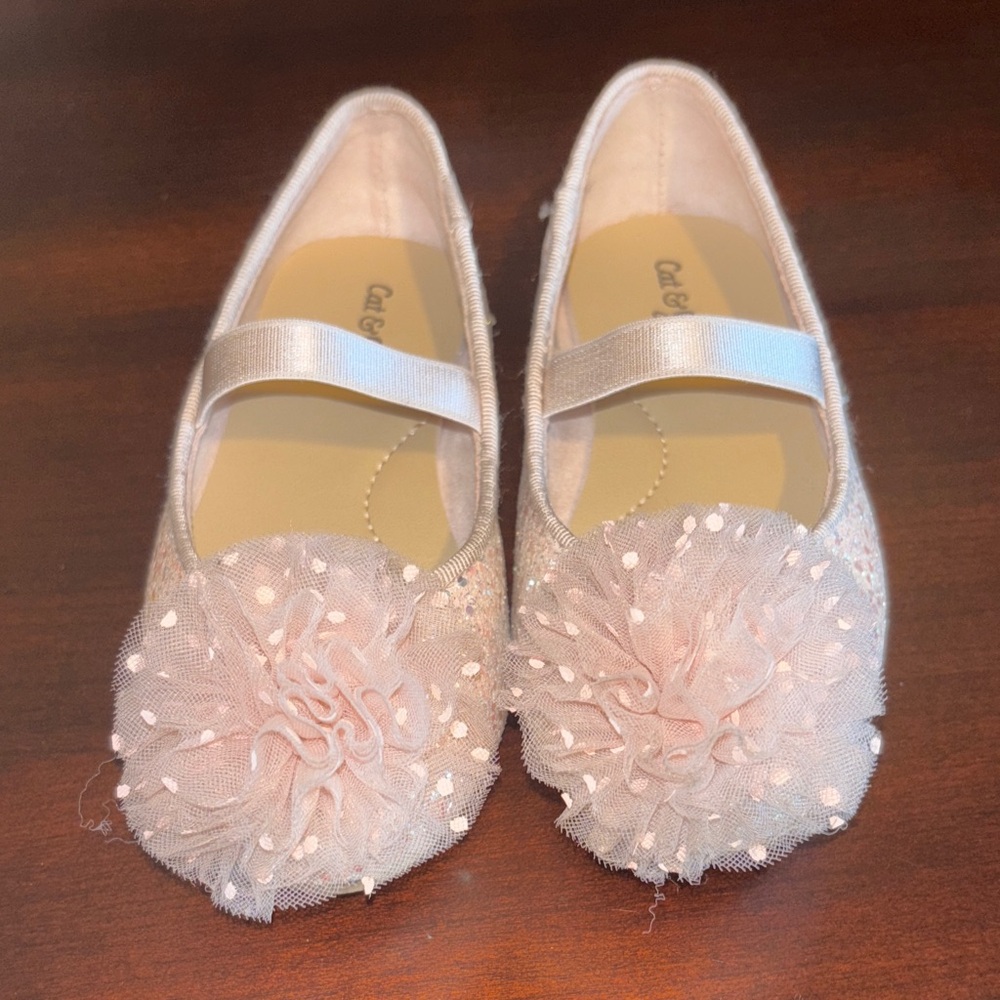 Cat & Jack Light Pink Kids Dress Shoes